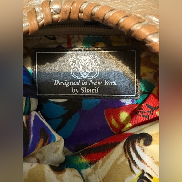 Sharif Metallic Silver and Bronze Hobo Bag - Picture 13 of 16